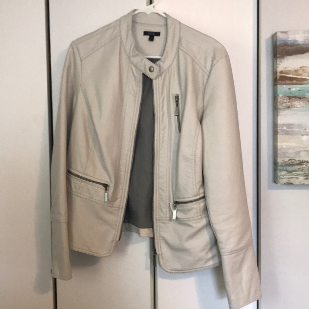 Faux leather jacket